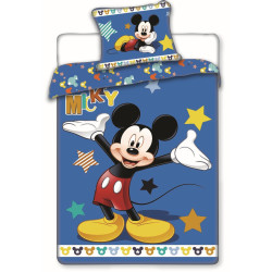 Jerry Fabrics ágynemű Mickey csillagok 140x200 70x90