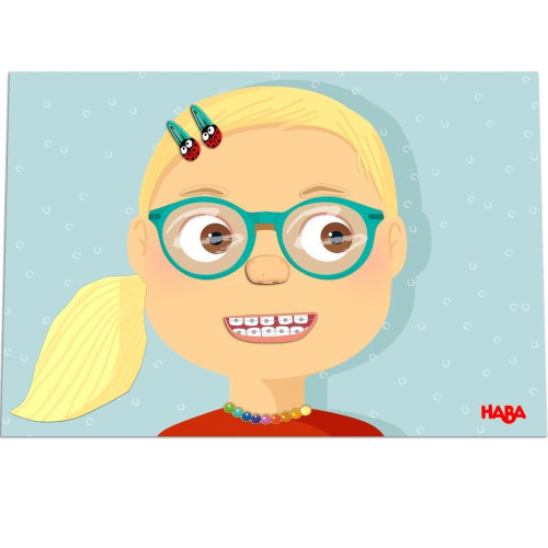 Haba Magnetická kniha a skladačka Zábavné tváre