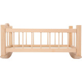 Small Foot Dřevěná kolébka pro panenky přírodní