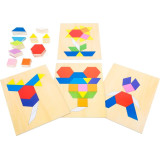 Small Foot Dřevěný hlavolam mozaika v krabičce