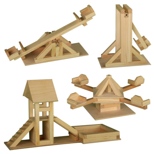 Walachia Dřevěná slepovací stavebnice Hřiště