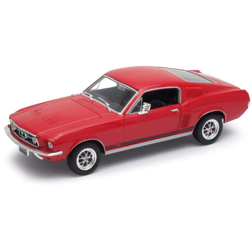 Welly Ford Mustang GT (1967) 1:24 červený