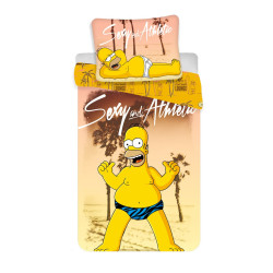 Jerry Fabrics povlečení Homer na pláži 140x200 70x90