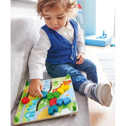 Haba Motorická deska Vlak