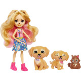 Mattel Enchantimals City Tails rodinka Gerika Golden Retriever - retrívři