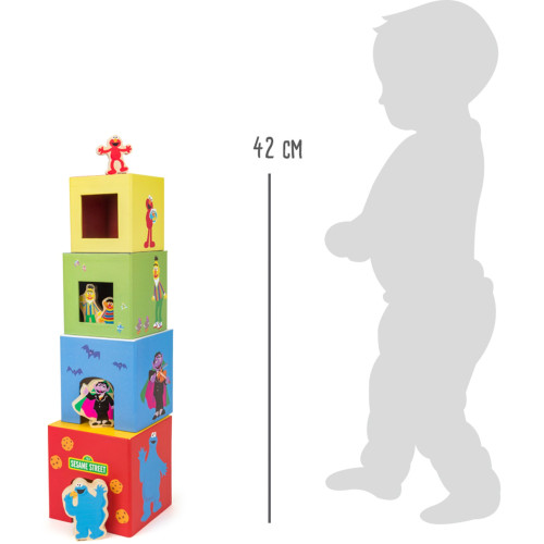 Legler Stohovací kostky s figurkami Sezame, otevři se / Sesame Street