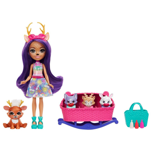 Mattel Enchantimals Baby Best Friends Panenka a miminka - Danessa Deer & Sprint