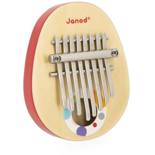 Janod Drevený hudobný nástroj pre deti Kalimba Confetti