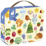 Janod Puzzle v kufríku Príroda 20 ks