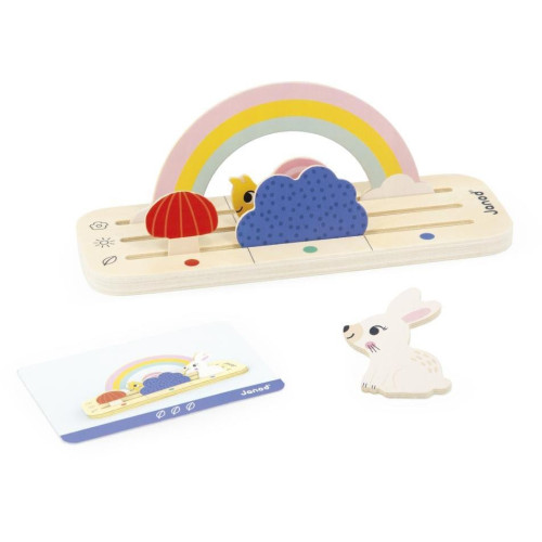 Janod Vzdelávacia hra pre deti orientácia v priestore Záhrada Didaktik