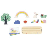 Janod Vzdelávacia hra pre deti orientácia v priestore Záhrada Didaktik