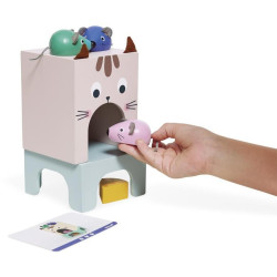 Janod Vzdelávacia hra pre deti orientácia v priestore Mačka a myš Didaktik