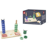 Janod Vzdelávacia hra pre deti skladanie a porovnávanie Čísla Didaktik