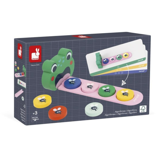 Janod Vzdelávacia hra pre deti algoritmy Žabka Didaktik