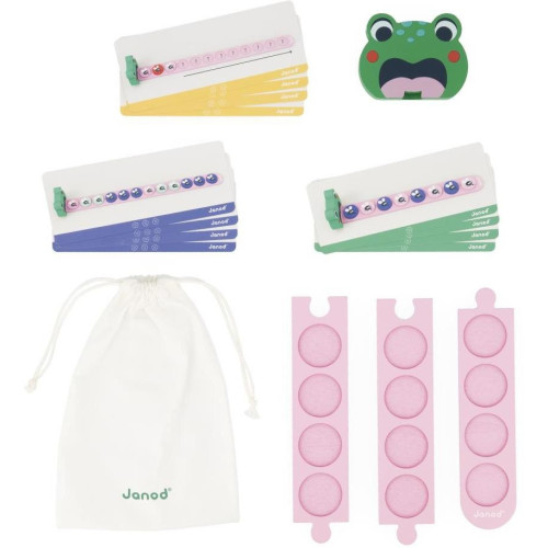 Janod Vzdelávacia hra pre deti algoritmy Žabka Didaktik