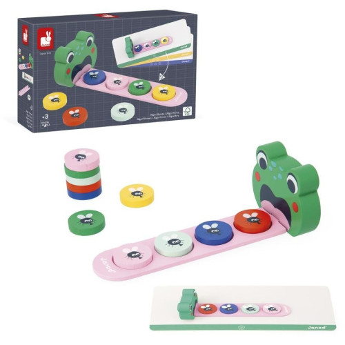 Janod Vzdelávacia hra pre deti algoritmy Žabka Didaktik