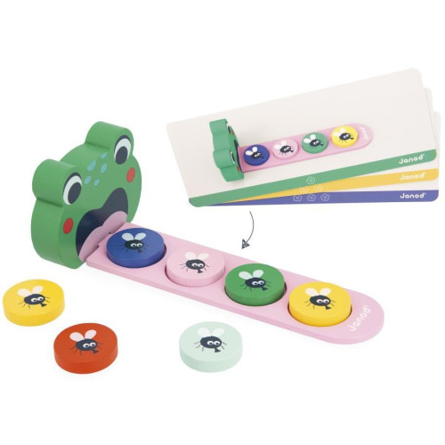 Janod Vzdelávacia hra pre deti algoritmy Žabka Didaktik