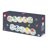 Janod Vkladacie drevené puzzle pre deti Čísla Pure