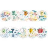 Janod Vkladacie drevené puzzle pre deti Čísla Pure