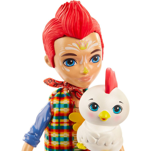 Mattel Enchantimals Panenka se zvířátkem Redward Rooster  & Cluck