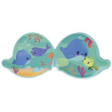 Janod Mäkká obrázková knižka do vody Veľryba