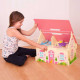 Bigjigs Toys Přenosný dřevěný domeček pro panenky