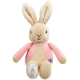 Rainbow Plyšové chrastítko králíček Petr & Flopsy 1 ks růžové