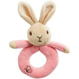 Rainbow Chrastítko kroužek králíček Petr & Flopsy 1 ks růžová