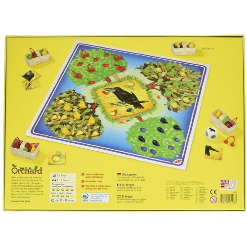 Haba Spoločenská kooperatívna hra pre deti Ovocný sad SK CZ verzia