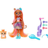 Mattel Enchantimals Glam Party Deluxe panenka - leopard
