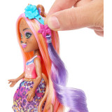 Mattel Enchantimals Glam Party Deluxe panenka - leopard