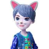 Mattel Enchantimals Glam Party Panenka a zvířátko - kocour