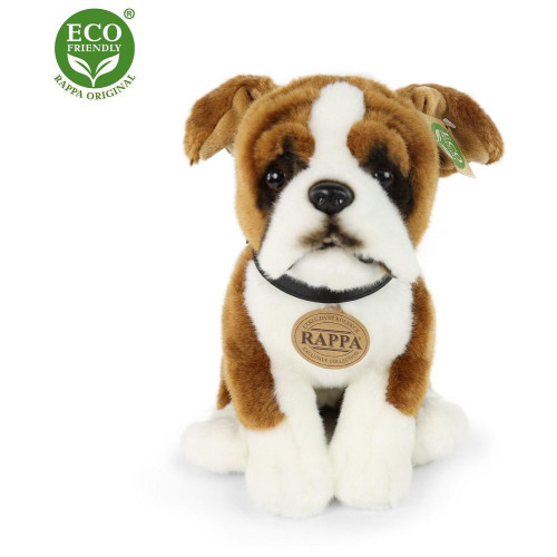 Rappa Plyšový pes boxer 27 cm ECO-FRIENDLY