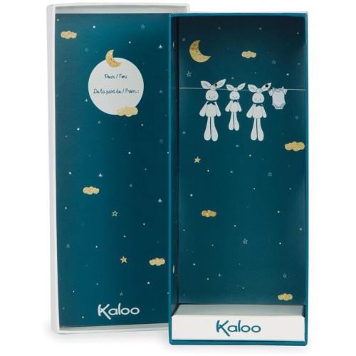 Kaloo Plyšový zajac s dlhými ušami zelený Lapinoo 25 cm