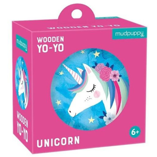 Mudpuppy Dřevěné jojo Jednorožec